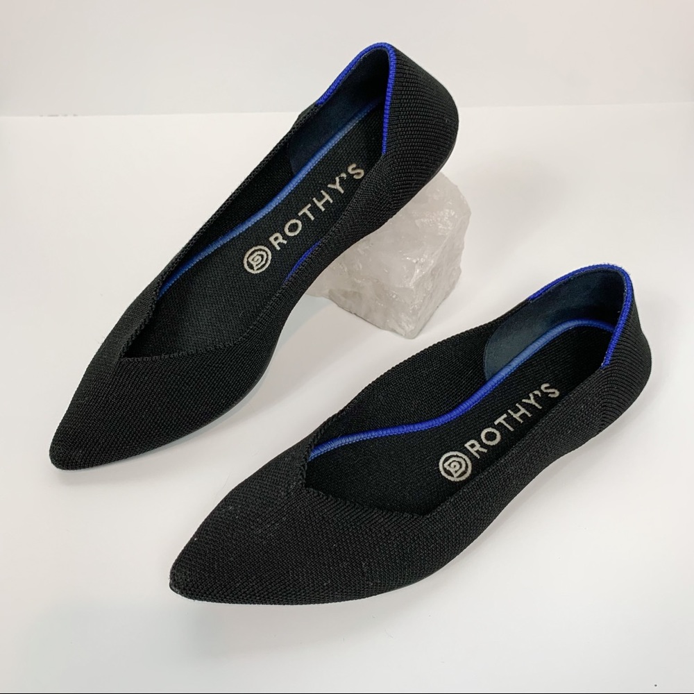 Rothy’s The Point Black Solid 8.5